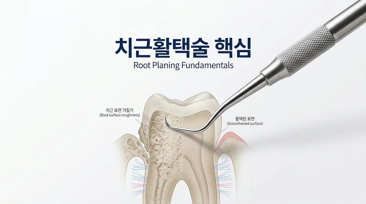 치근활택술: 잇몸 속 뿌리 치료 과정과 스케일링 차이점 이해하기