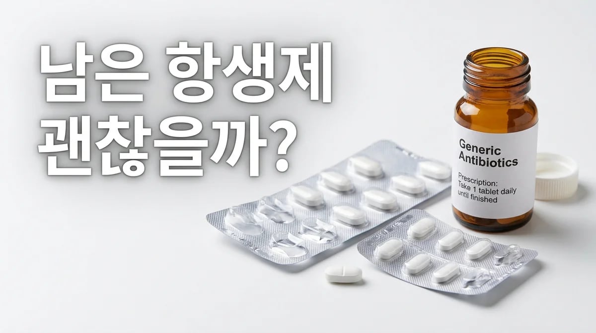 잇몸치료 후 남은 항생제, 임의 복용의 3가지 위험과 대처법