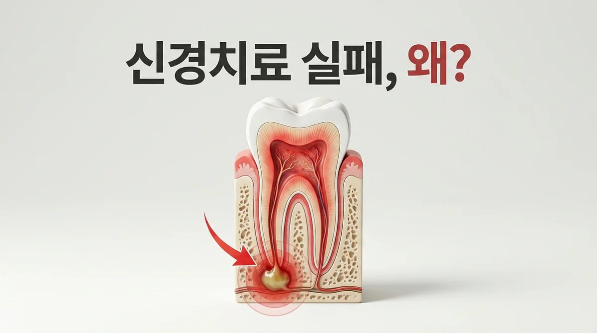 신경치료 실패, 이 증상 보인다면? 원인 파악과 현명한 대처 방안 5가지