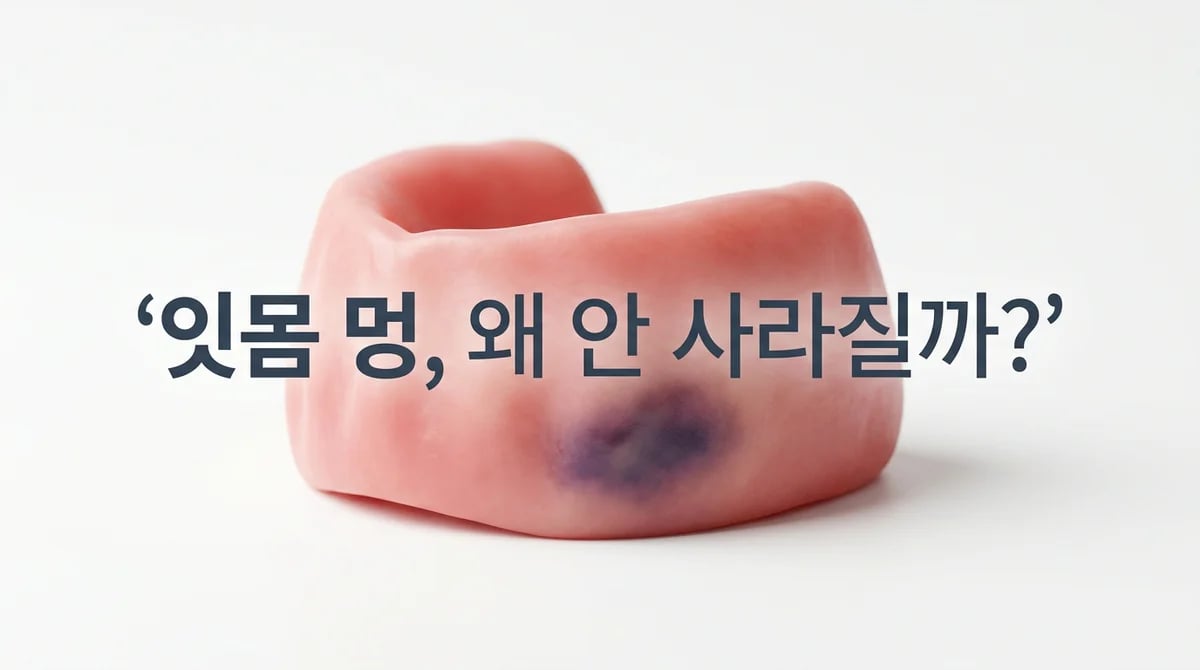 사라지지 않는 잇몸 멍, 당신이 알아야 할 원인과 관찰법