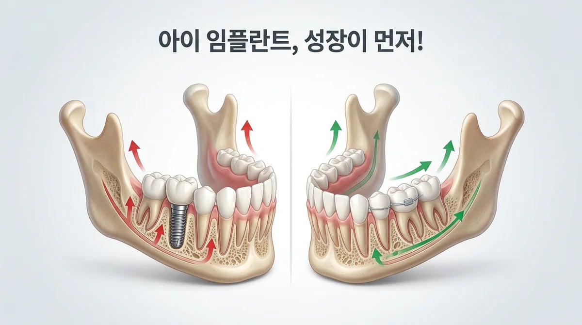 성장기 미성년자 임플란트, 턱뼈 성장 고려한 현명한 선택