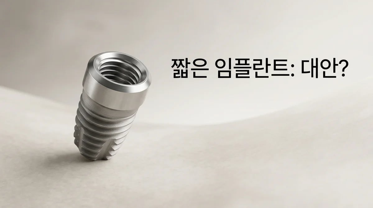 짧은 임플란트: 뼈이식 부담 줄이는 대안, 성공 요건은?