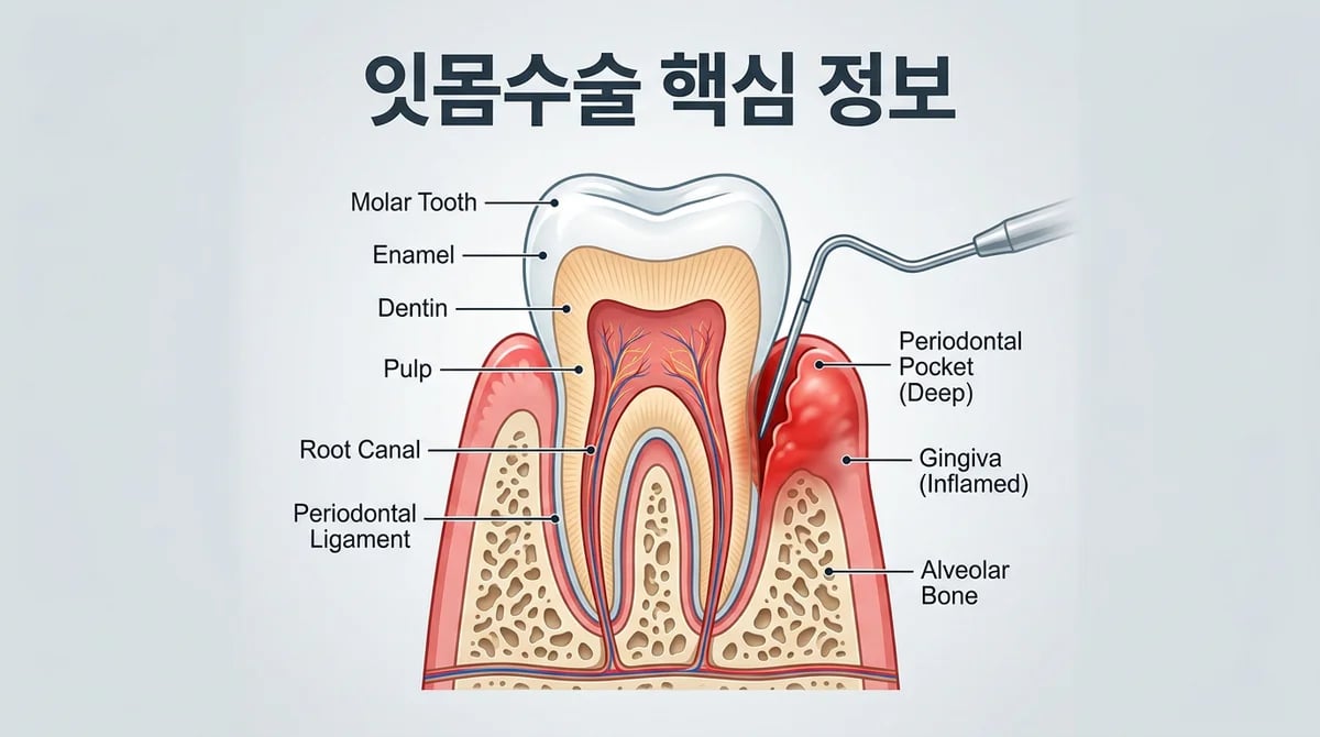 치은박리소파술: 깊은 잇몸병 치료 과정과 필요한 경우