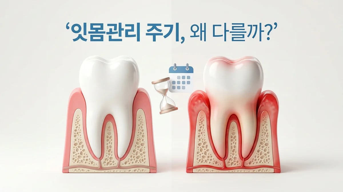 잇몸치료 주기, 왜 다를까? 개인별 맞춤 관리 원리 5가지