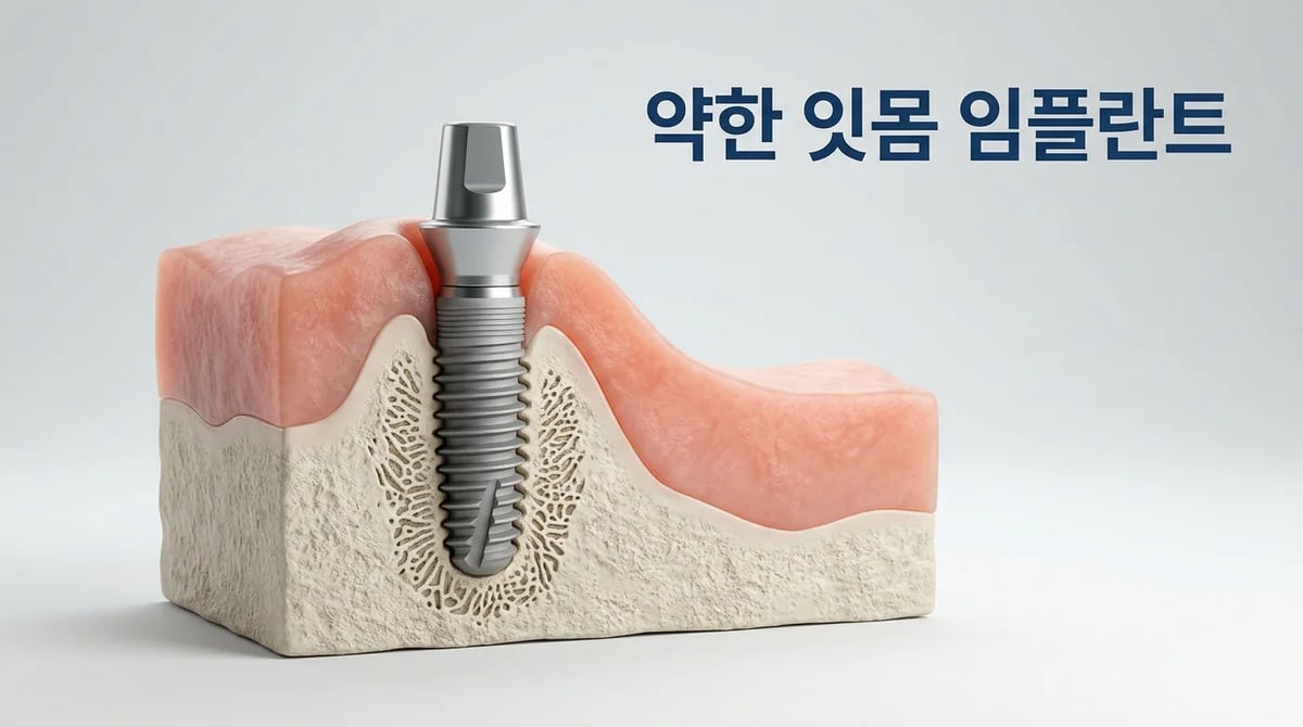 잇몸이 약해도 임플란트 가능할까? 고려사항 3가지