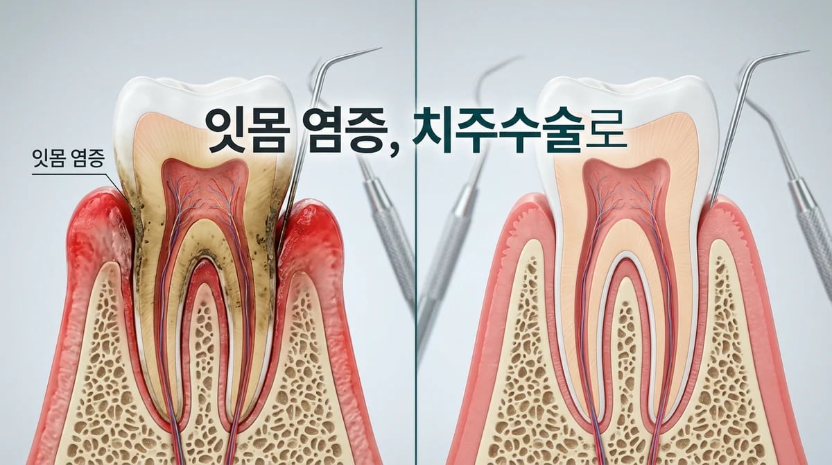 치주수술: 잇몸 염증과 치석을 효과적으로 관리하는 핵심 접근법