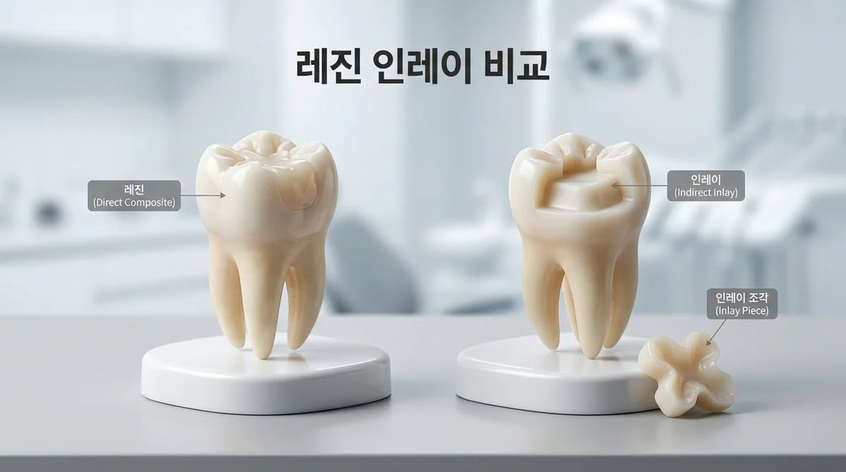 레진 vs 인레이: 충치 치료 비용, 방법, 어떤 선택이 현명할까?