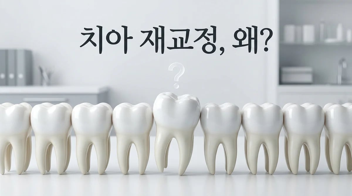 치아 재교정, 언제 필요할까? 5가지 판단 기준과 고려사항 완벽 가이드
