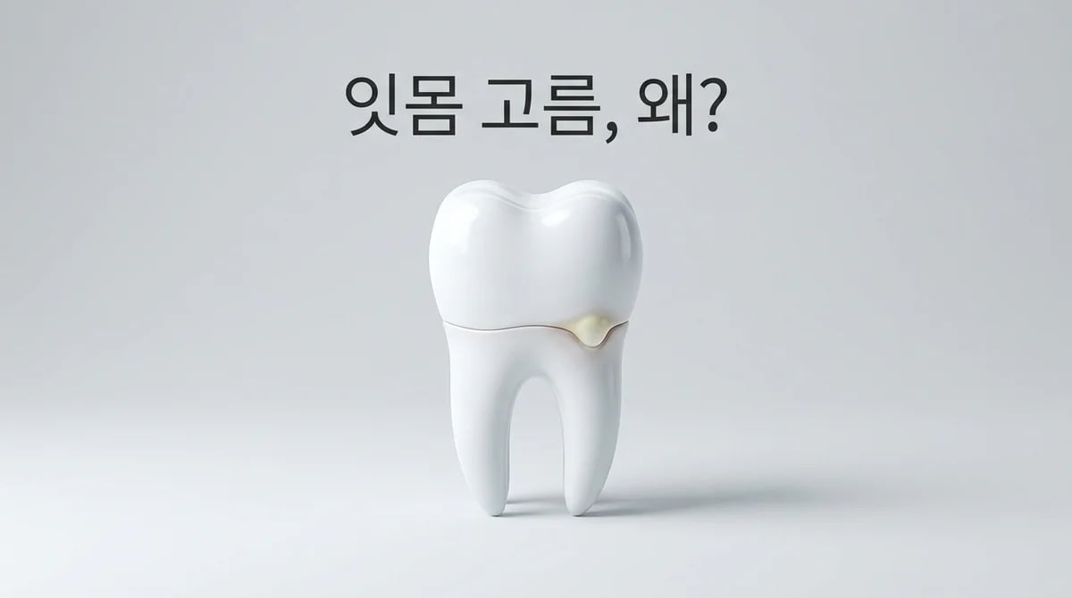 잇몸 고름, 단순한 신호가 아니다: 주요 원인과 올바른 대처법 가이드