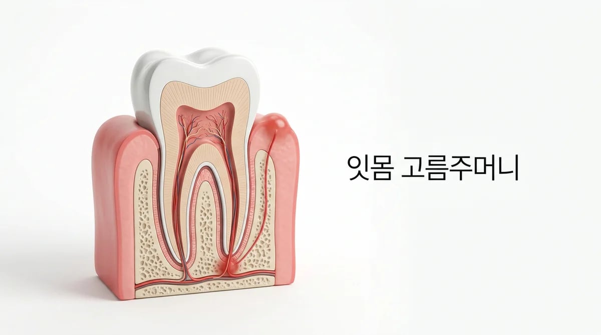 잇몸 고름주머니, 단순 뾰루지 아닌 누공! 2가지 원인과 대처법