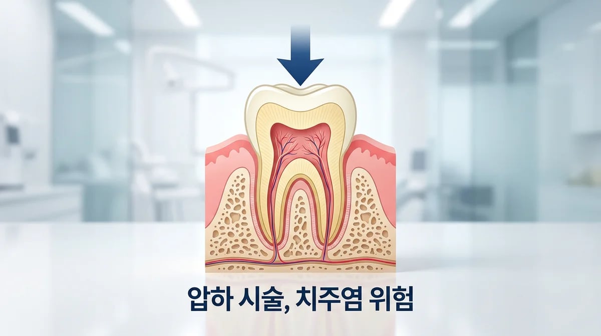 어금니 압하 시술 시 치주염 위험성 분석: 잇몸 건강 관리 중요성