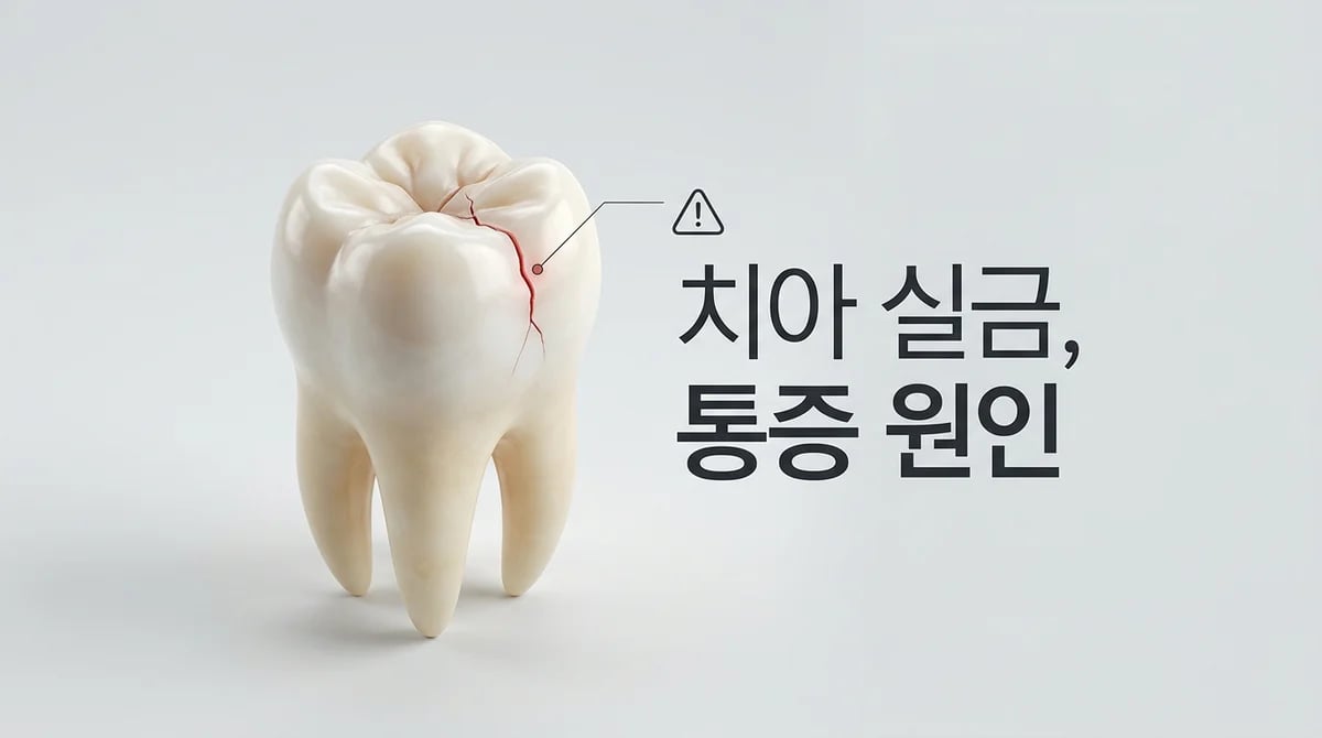 치아 실금, 씹을 때 찌릿한 통증? 치아 균열 증후군의 5가지 유형과 원인
