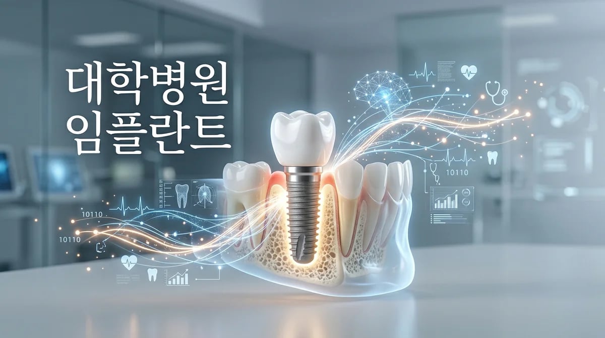 대학병원 임플란트: 복합질환 환자를 위한 특징과 진료 절차 5가지