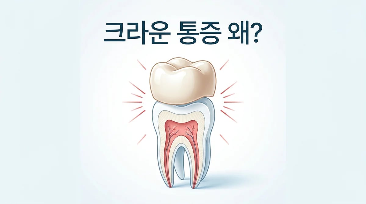 크라운 치료 후 통증, 왜 발생할까요? 원인과 5가지 대처법