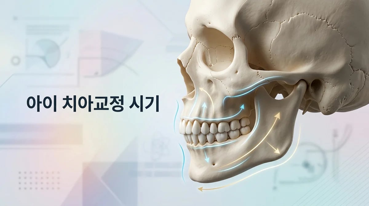 성장기 치아교정 시기별 가이드: 우리 아이 얼굴 골격과 치열 관리