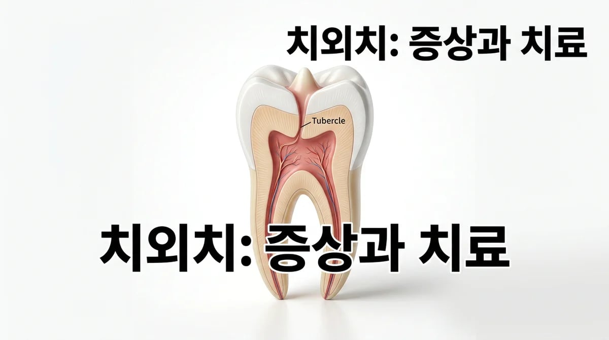 어금니 뿔 '치외치(Dens Evaginatus)': 증상부터 예방까지 완벽 가이드