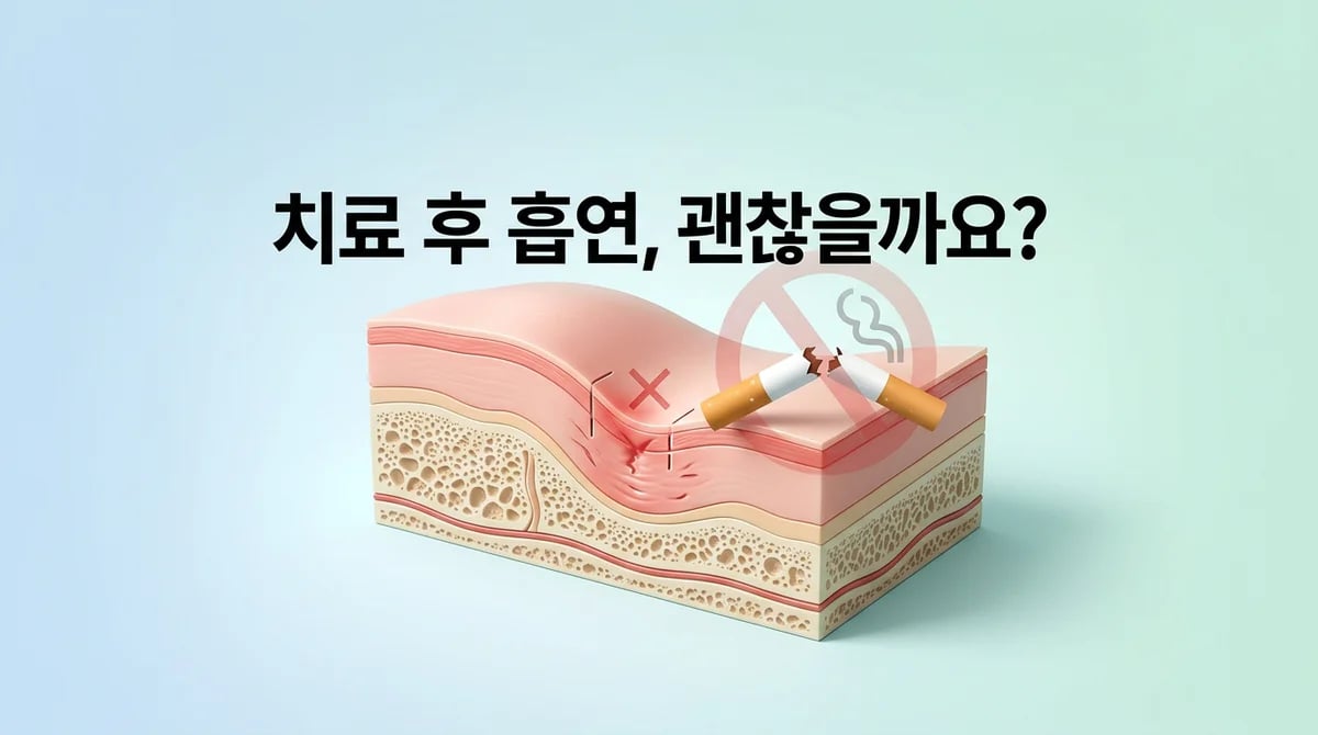 잇몸 염증 치료 후 흡연, 언제부터 안전할까? 회복을 위한 3단계 분석