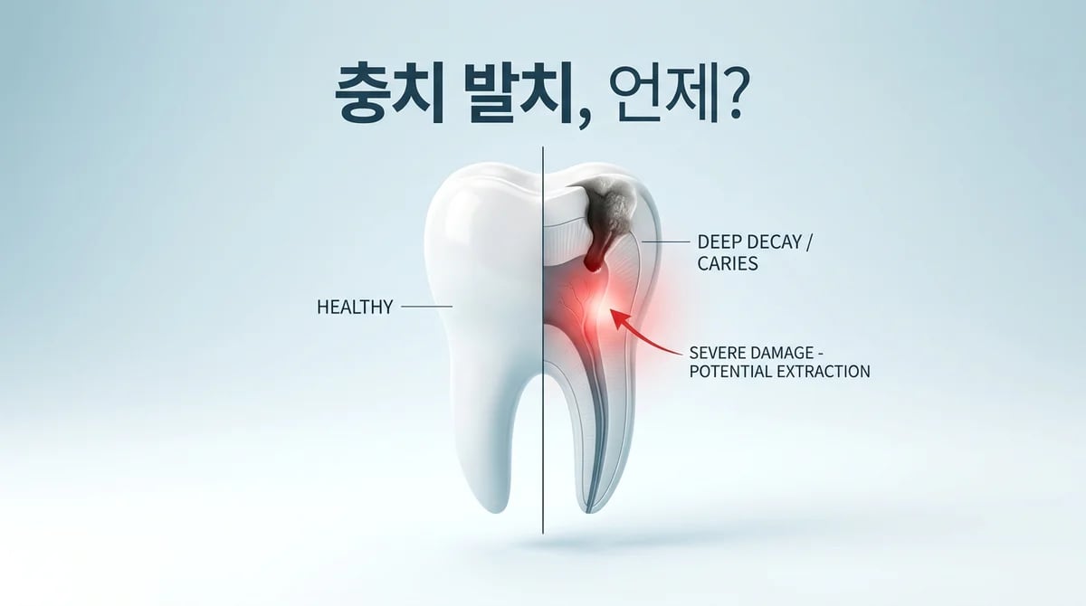 충치로 인한 치아 발치: 전문의가 판단하는 3가지 결정적 기준