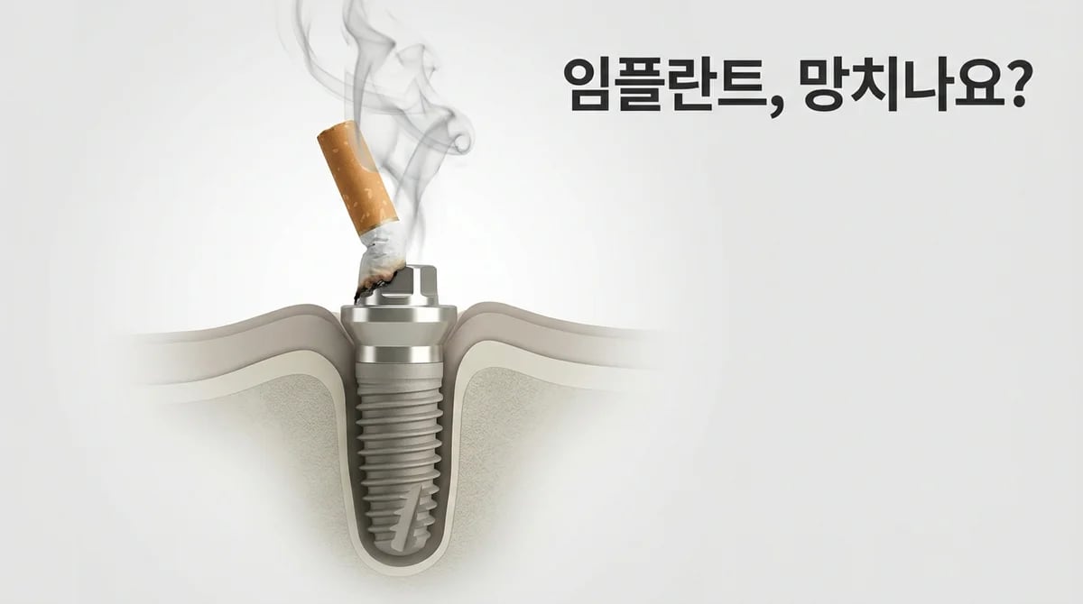 임플란트 수술 후 흡연, 성공률을 위협하는 2가지 치명적 이유