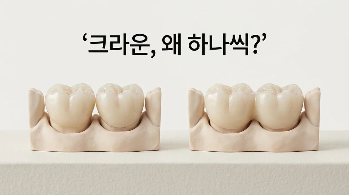 자연치 크라운 개별 제작이 원칙인 3가지 과학적 이유