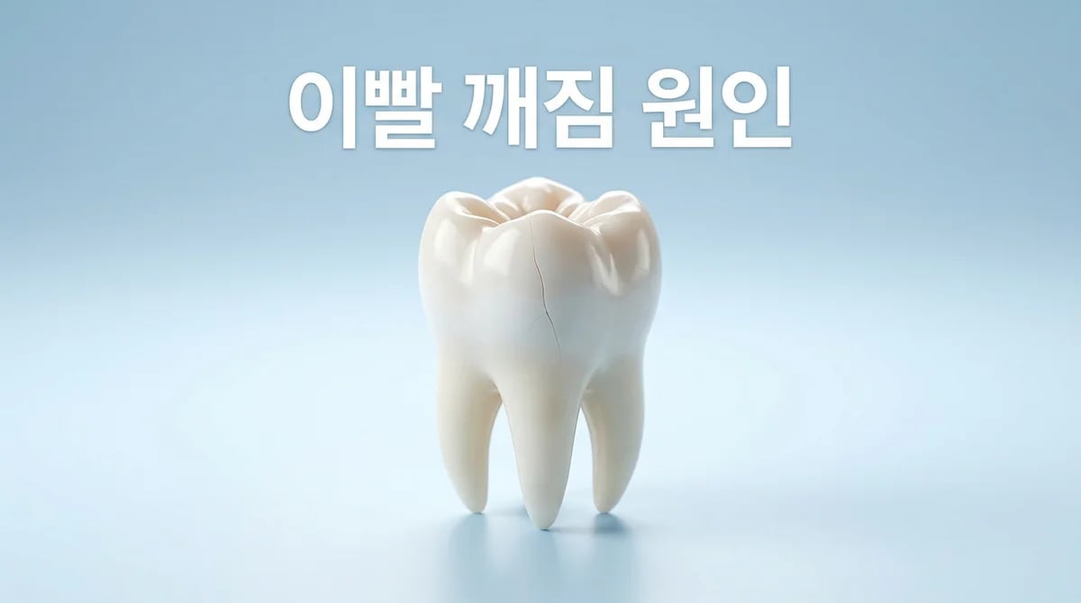 법랑질 파절, 치아 손상의 4가지 원인과 단계별 관리법