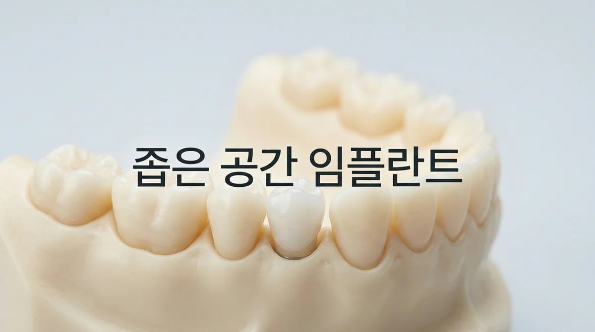 좁은 치아 공간 임플란트 식립, 해결 방안과 정밀 진단 가이드
