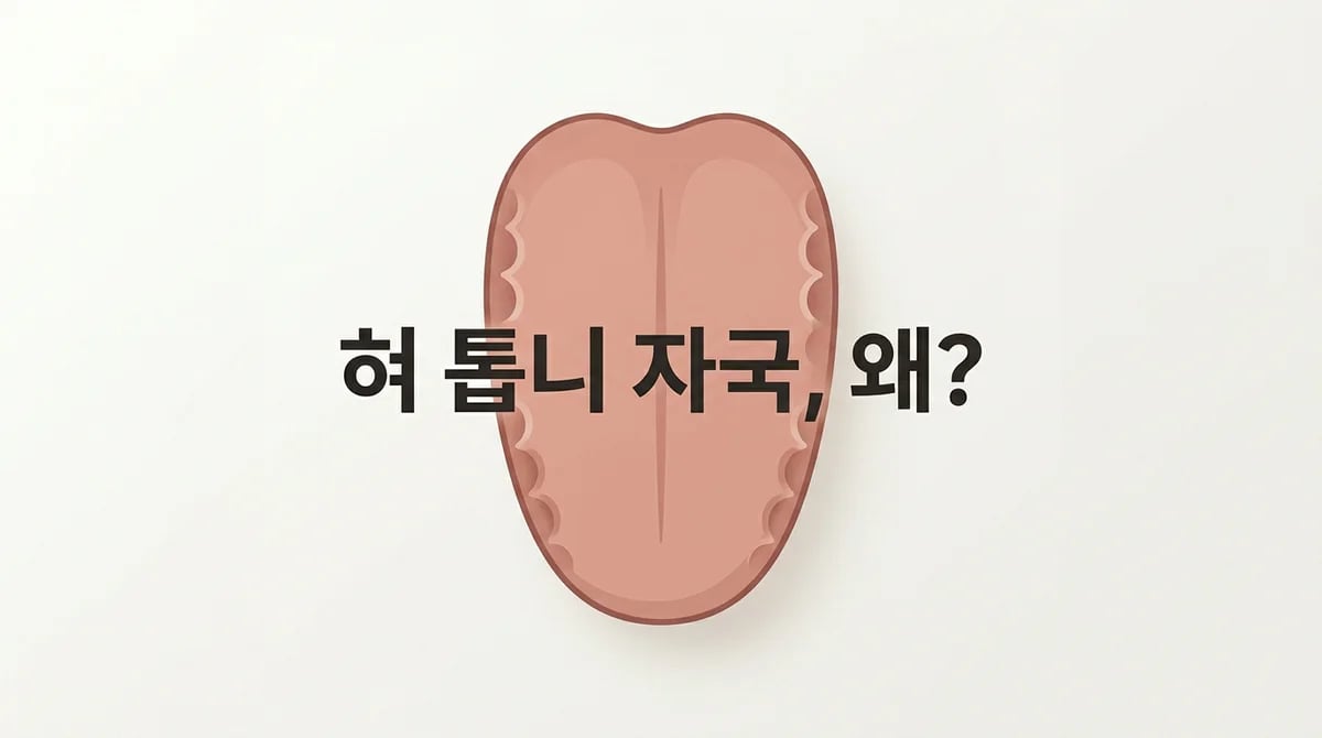 혀 가장자리 치아 자국(치흔): 원인부터 관리법까지 완벽 가이드