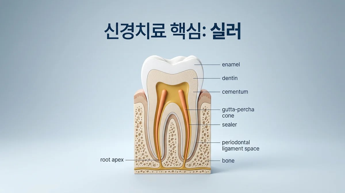 신경치료 후 재감염 막는 핵심: 실러의 근관 밀폐 역할 완벽 분석