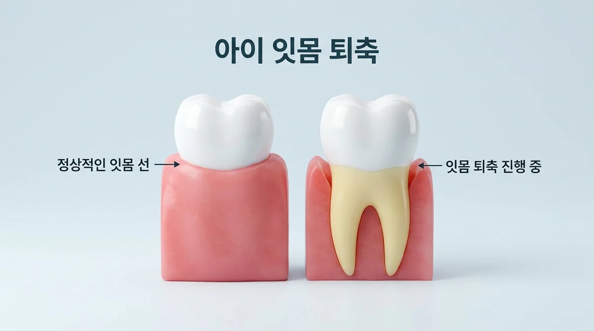 어린이·청소년 잇몸 퇴축: 주요 원인과 올바른 구강 관리법