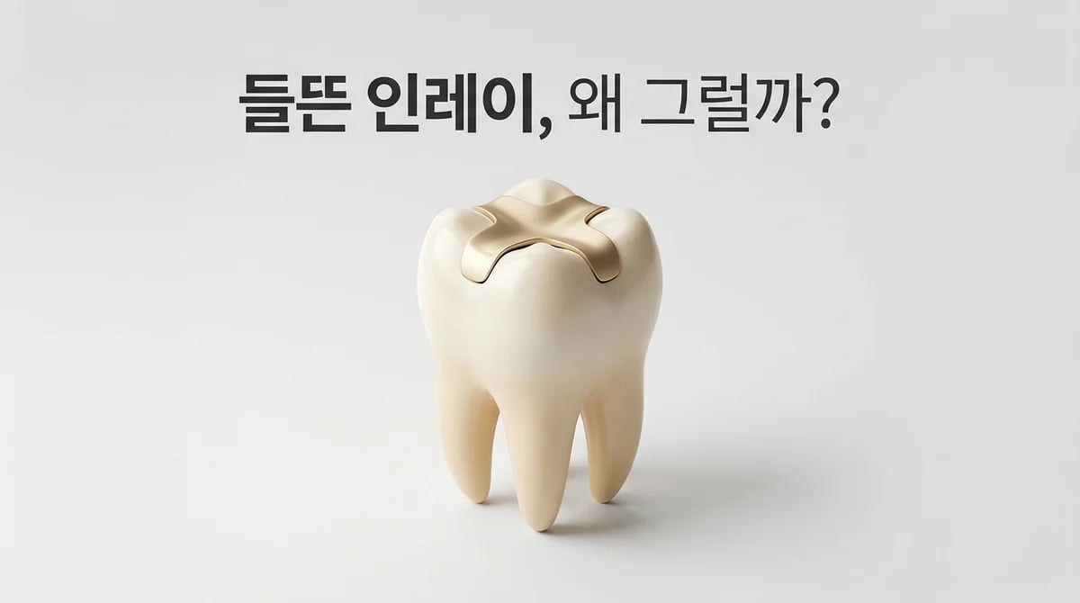 인레이 들뜸 의심되나요? 초기 증상과 대처법 3가지 핵심 정리