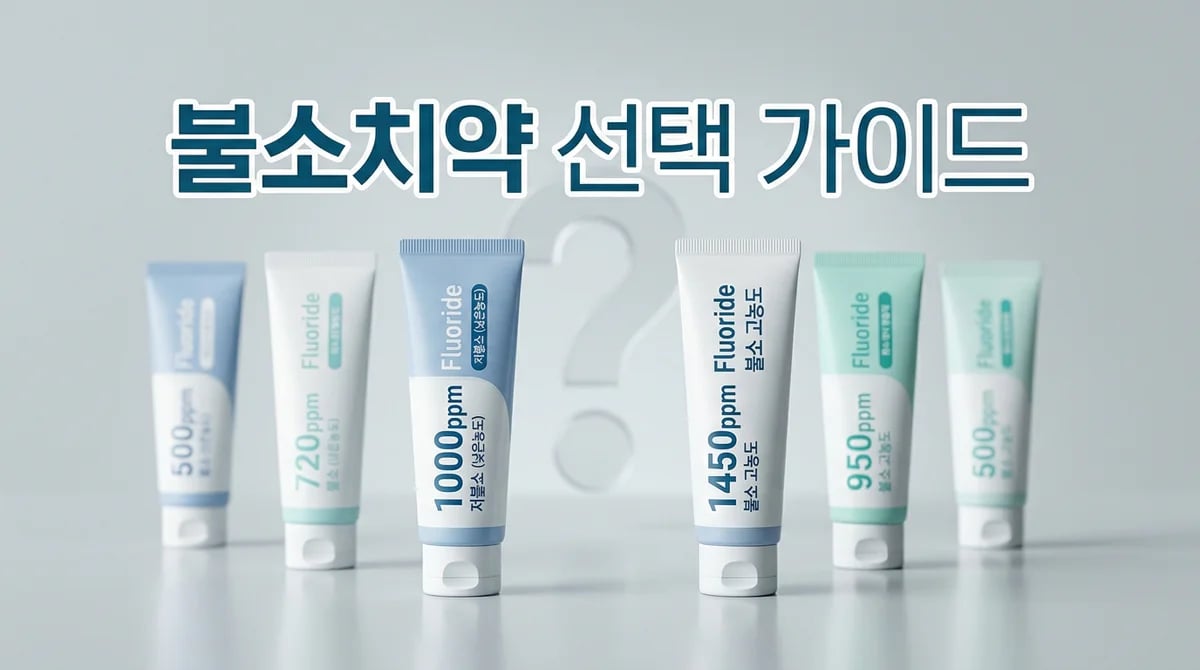 불소치약 선택 가이드: 적정 농도로 충치 예방 극대화 전략