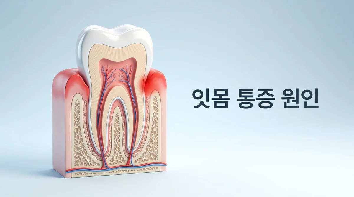 잇몸이 붓고 아플 때: 주요 원인 5가지와 초기 대처법 가이드
