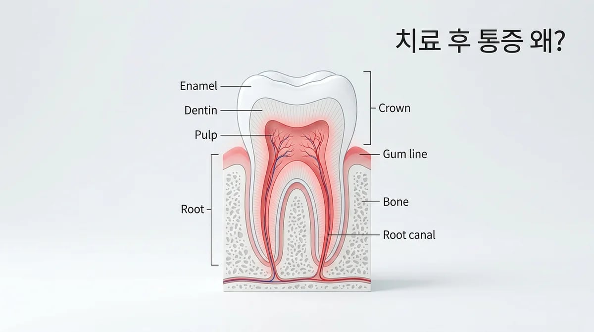 신경치료 후 한 달 이상 통증, 왜 그럴까요? 잠재적 원인과 해결책