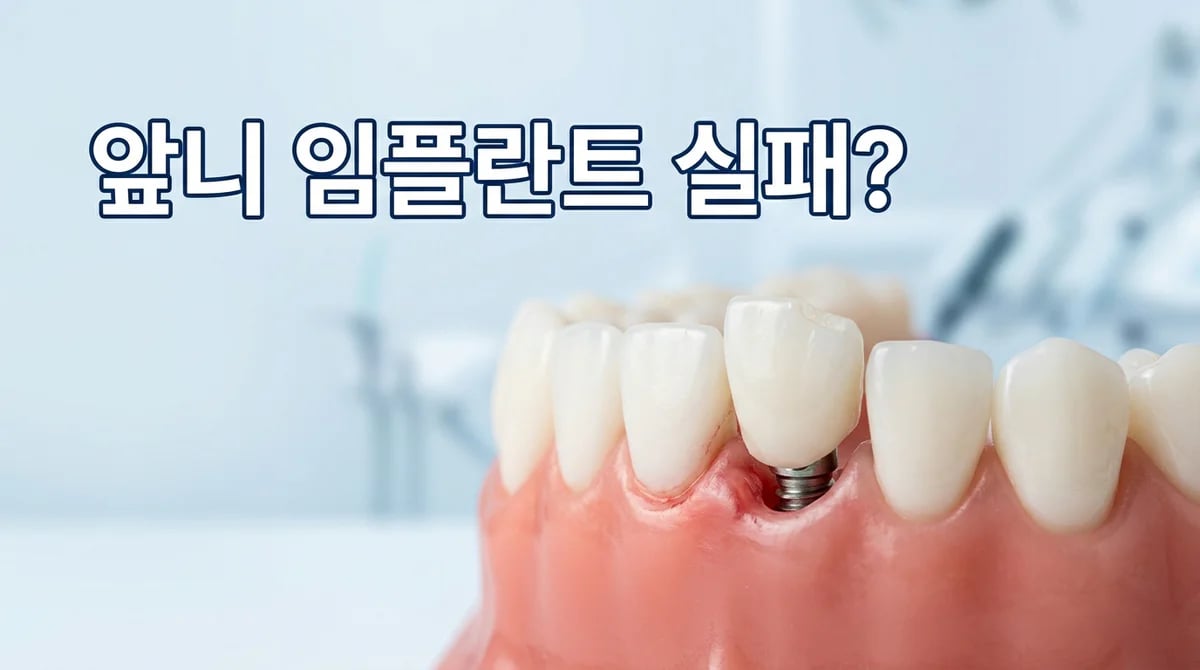 앞니 임플란트 실패: 원인 분석과 성공적인 재치료 전략