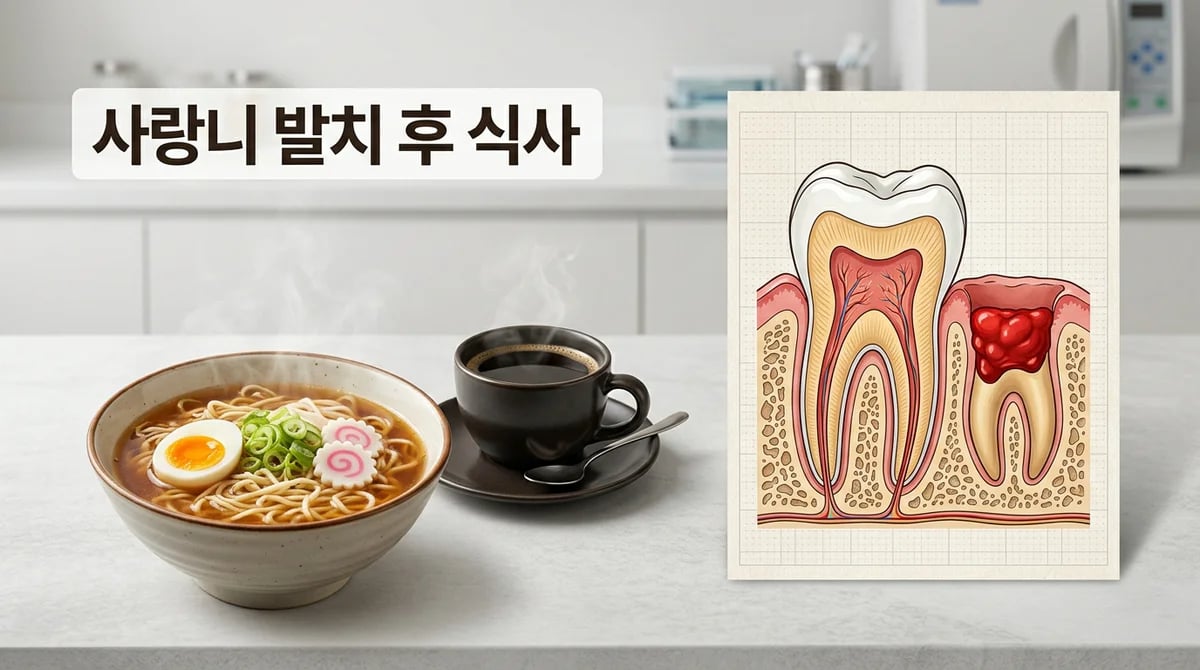 사랑니 발치 후 뜨거운 음식: 언제부터 안전하게 섭취할 수 있을까요?