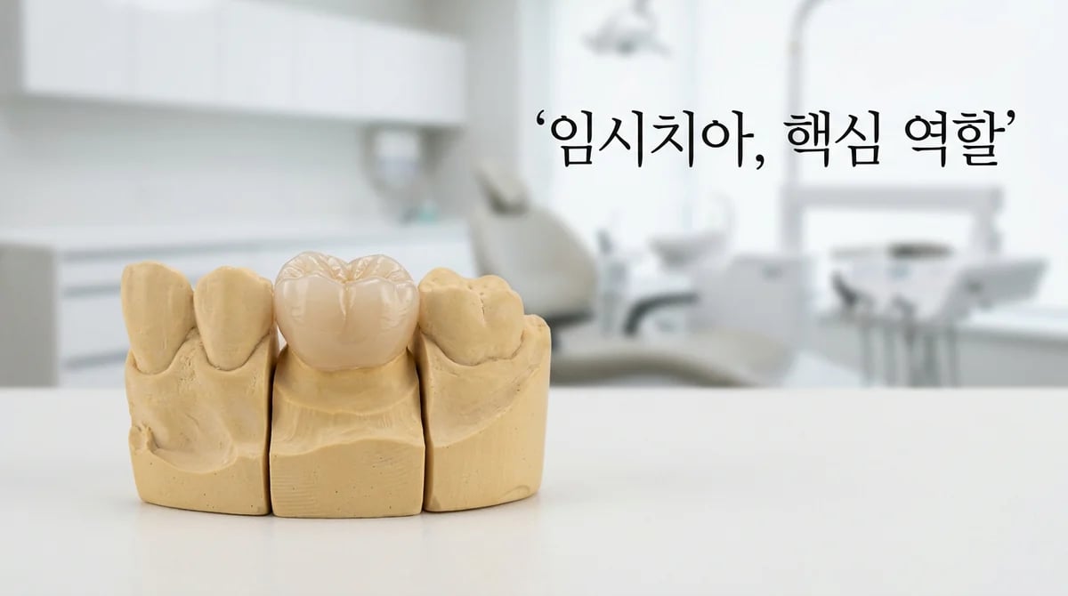 크라운 치료 성공의 핵심: 임시치아의 3가지 필수 역할과 중요성