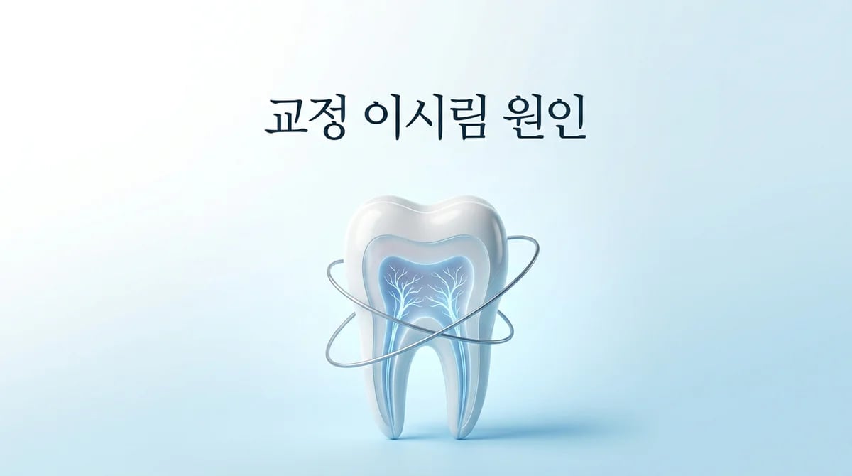 30대 이후 치아교정 중 이 시림, 왜 생길까요? 원인과 관리법