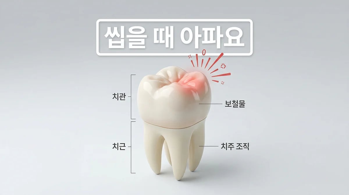 크라운 치료 후 씹을 때 아플 때: 저작 통증 원인과 현명한 대처법