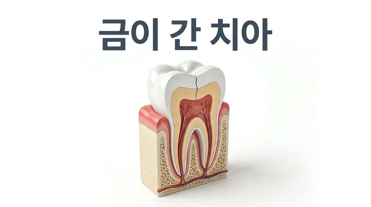 금이 간 치아, 원인부터 치료법까지: 치아균열증후군 완전 가이드