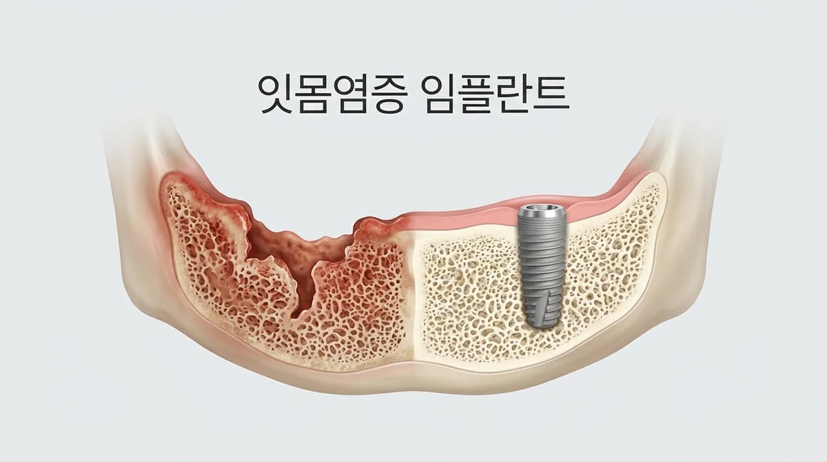 잇몸 염증 후 임플란트: 최적의 식립 시기 3가지 기준과 과정