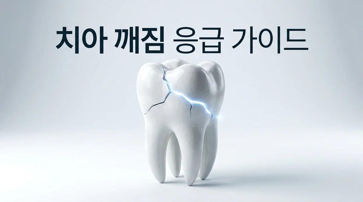 치아 깨졌을 때: 골든타임 사수! 응급 대처 3단계 가이드