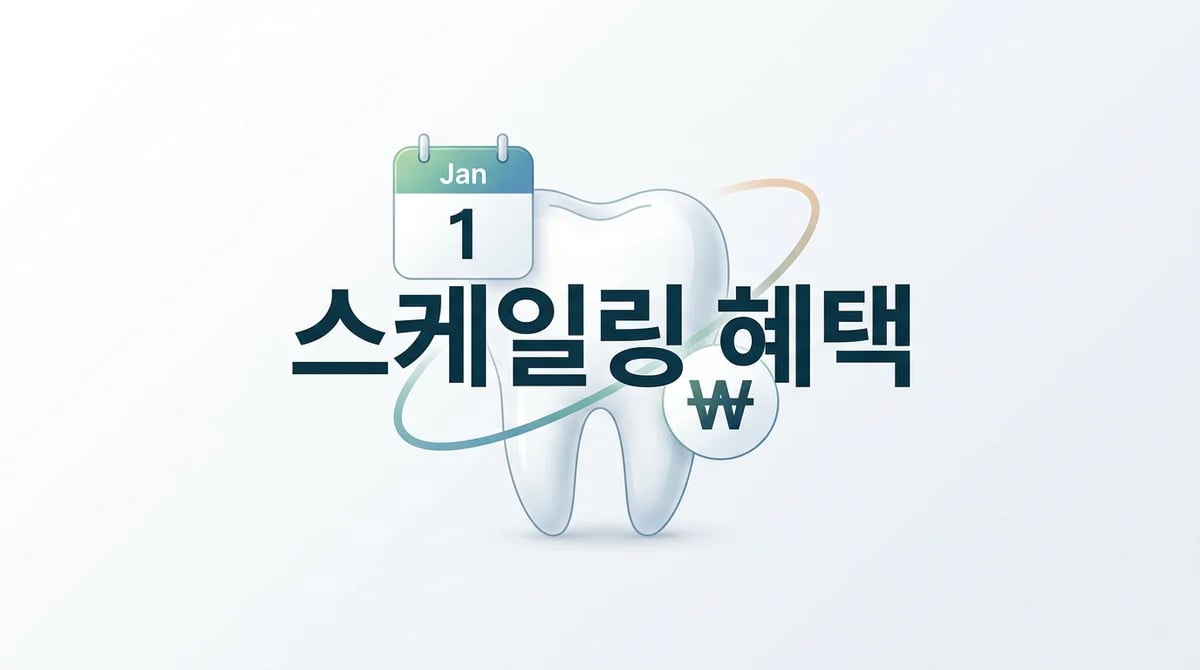 2024 스케일링 건강보험 적용 기준: 비용과 갱신 시점 총정리