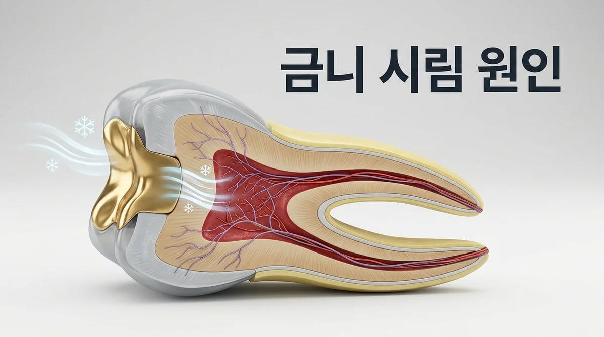 골드 인레이 후 찬물 시린 증상, 왜? 원인과 회복 과정