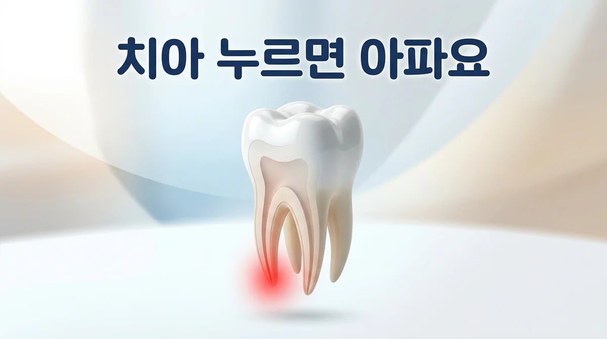 충치 방치 후 치아 누를 때 아픈 이유: 치근단 치주염과 대처법
