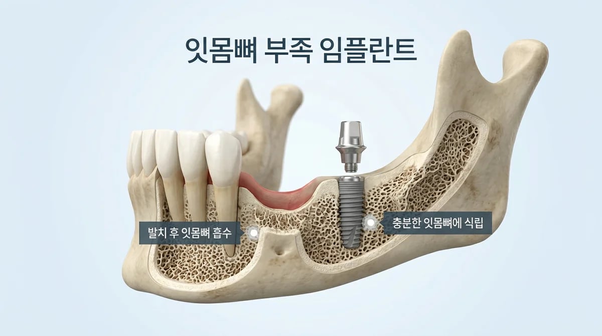 잇몸뼈 부족 임플란트, 포기 마세요! 정밀 진단과 다양한 해법