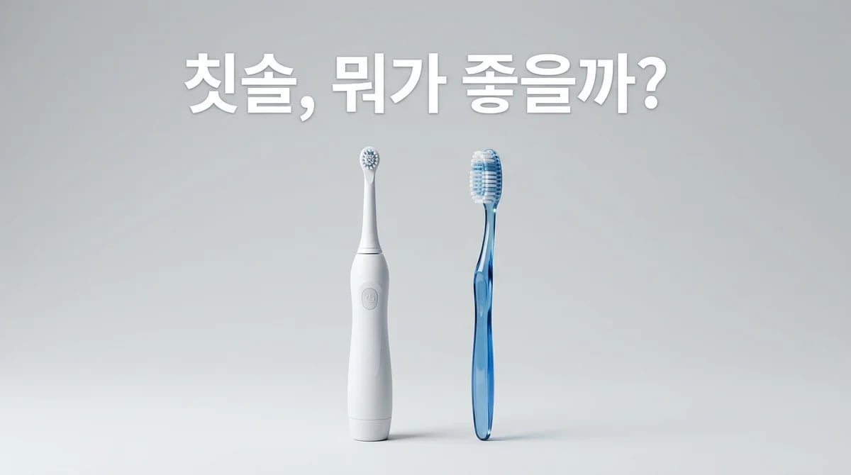 전동 칫솔 vs 일반 칫솔: 나에게 맞는 최적의 선택 가이드