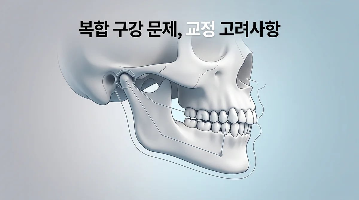 부정교합, 안면 비대칭, 턱관절 복합 문제: 치과 교정 치료의 고려사항