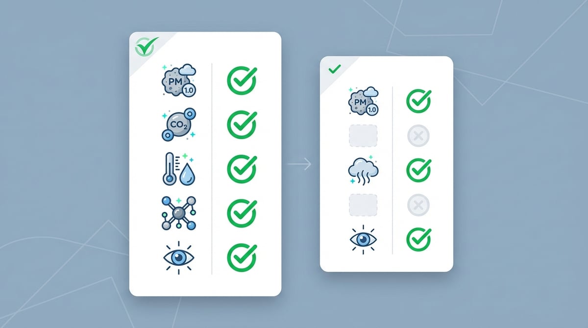 삼성 5종 센서 시스템과 LG 3종 센서 시스템을 비교하는 다이어그램