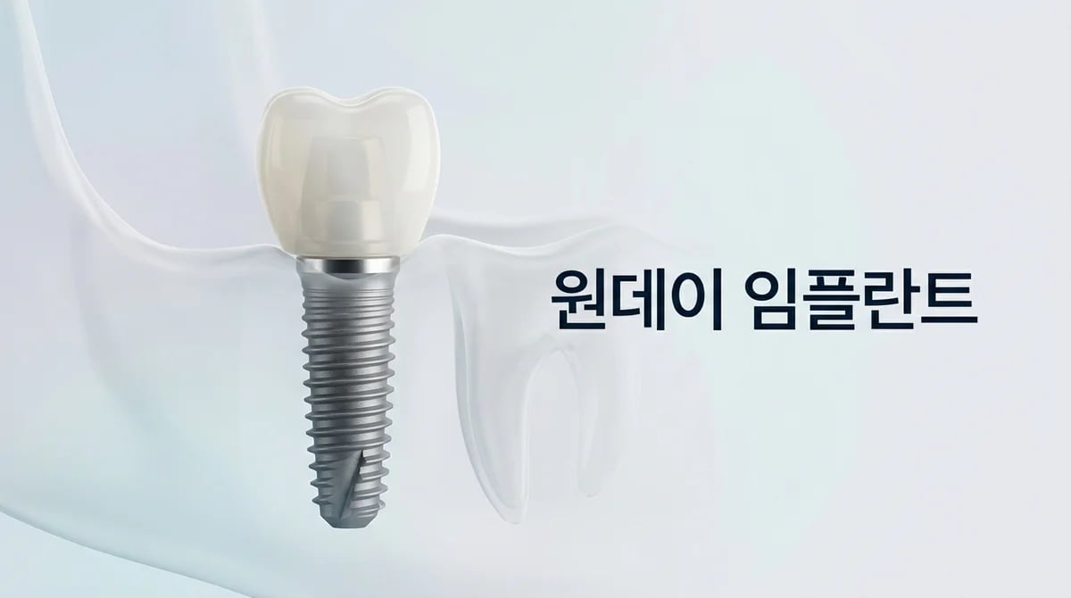 원데이 임플란트와 임시치아: 빠른 회복을 위한 3가지 핵심 원리