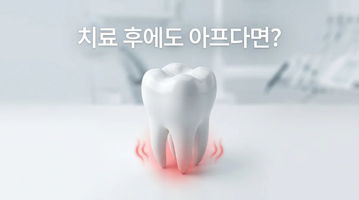 신경치료 후에도 통증이 지속된다면? 원인과 현명한 대처법